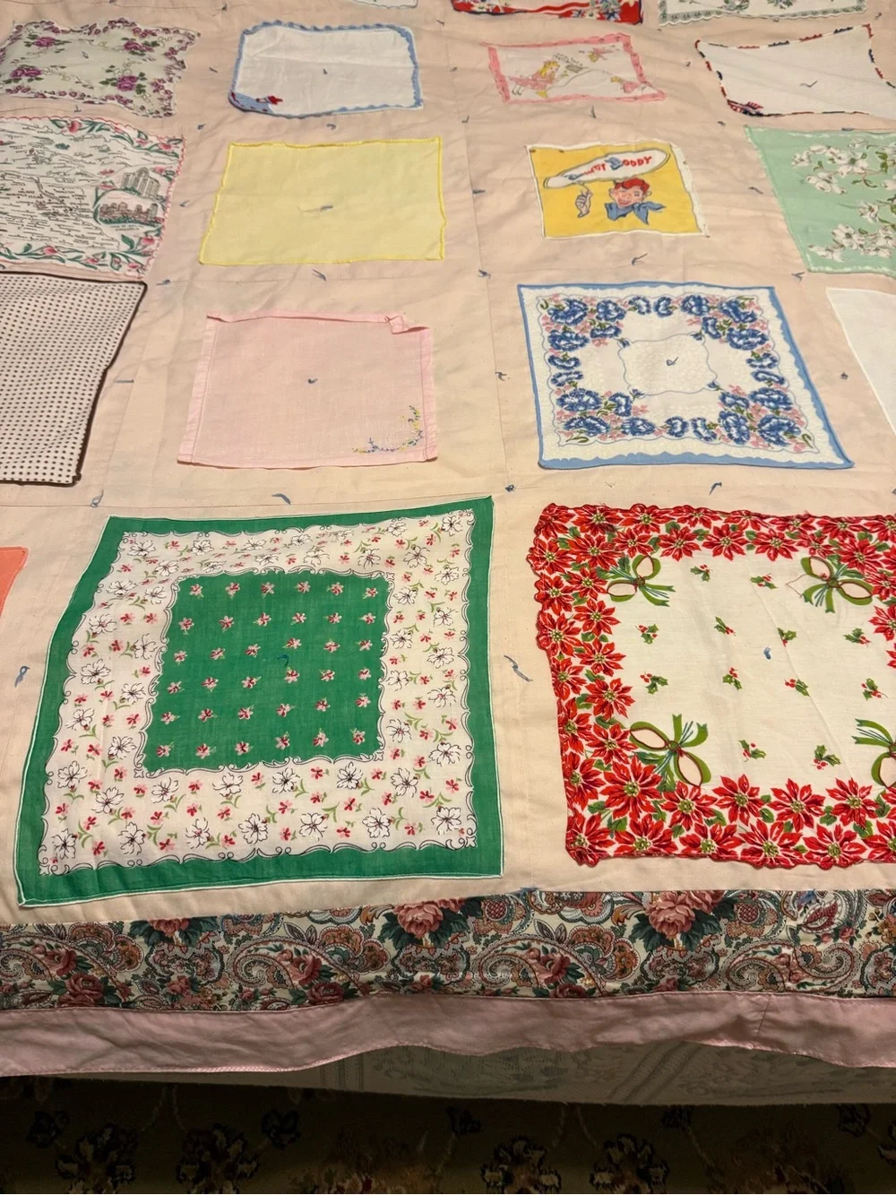 Handmade vintage handkerchief